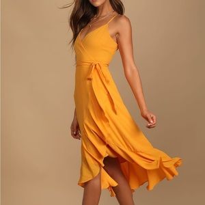 Lulus wrap dress size medium